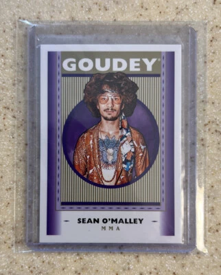 SEAN O’MALLEY  2019 ✨ROOKIE✨PURPLE/GOLD PARALLEL CARD UFC CHAMPION!!!UPPER DECK - Image 1 of 2