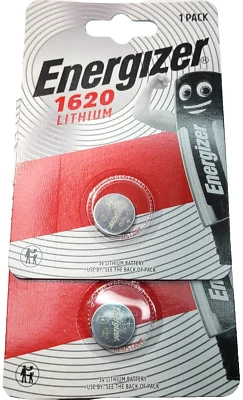PACK 2 ENERGIZADOR ECR1620 CR1620 Litio Bat. (GRAN CADUCIDAD 06/34) ENVIO GRATIS Foto 1 de 2