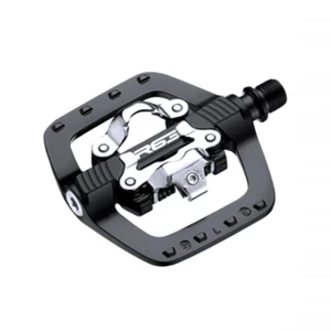 COPPIA PEDALI PER MTB BICI BICICLETTA SPD VP-R63 DOPPIA FUNZIONE NERI - Imagen 1 de 2