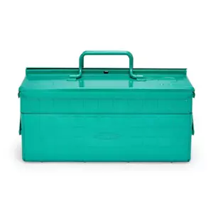 TOYO Cassetta degli attrezzi sbalzo in acciaio ST-350 Moma Edizione Limitata Esclusiva Verde Giappone - Foto 1 di 7