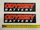 2 Odyssey Battery Decals Stickers Offroad Overland Utv Racing Drags Hotrods Atv