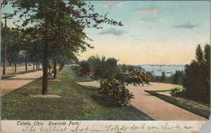 1906 Toledo Ohio Riverside Park malerische Ansicht UDB Postkarte F263 - Bild 1 von 2