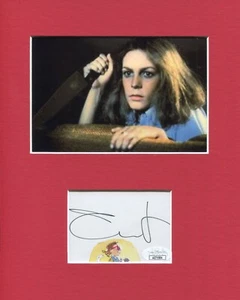 Jamie Lee Curtis Halloween Laurie Strode Rare Signed Autograph Photo Display JSA - Picture 1 of 2