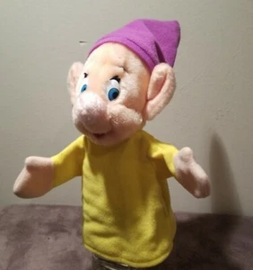 Vintage Dopey Disney World Snow White Seven Dwarfs Hand Puppet Disneyland Plush - Picture 1 of 8