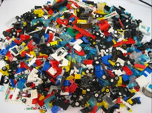 Lotto 100 PEZZI LEGO RACECAR auto camion ruote da corsa - Foto 1 di 1