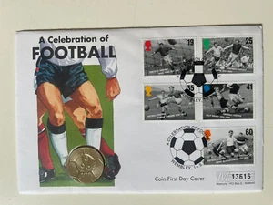 1996 coin cover " celebration of football " with £2 coin - Picture 1 of 2