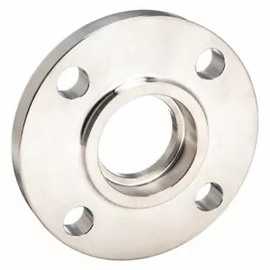 Brida de soldadura de zócalo 1-1/2" 150 cara elevada S/80 acero inoxidable 316/316L B16,5 - Imagen 1 de 8