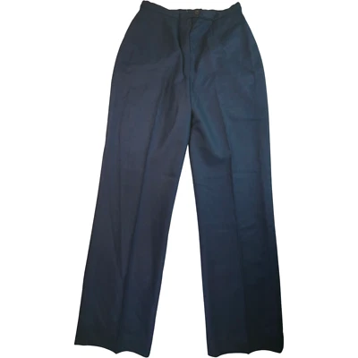 Pantalones Pendleton para mujer forrados 100 % lana virgen talla 10 azul marino 28x31" de colección 1970 Foto 1 de 4