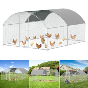 Hühnerstall Stall Hühnerhaus Dreieckiges Dach/gewölbtes Dach DIY 6/9/12/18/24m² - Bild 1 von 16