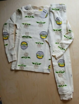 NWT HANNA ANDERSSON THE CHILD BABY YODA MANDALORIAN STAR WARS PAJAMAS 100 4 - Image 1 of 4