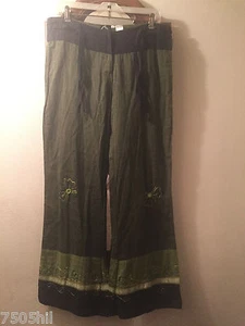 HANDMADE PANTS SIZE SMALL WIDE LEG (MUST SEE) - Picture 1 of 5