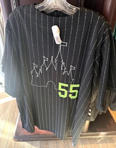 NEW 2024 Disney Parks DLR 55 Logo Castle Baseball Sport Jersey Adult Size 2XL - Picture 1 of 2