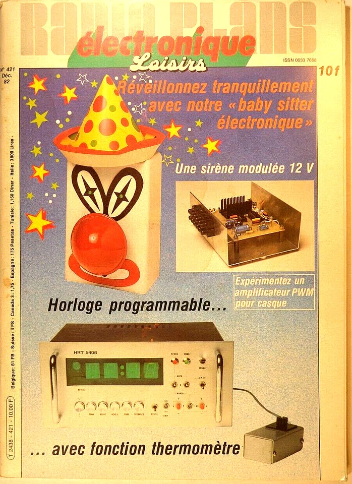 Electronique Radio Plans décembre 1982 N°421 - Photo 1/1