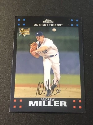 2007 Topps Chrome Andrew Miller #298 Rookie RC - Image 1 of 2