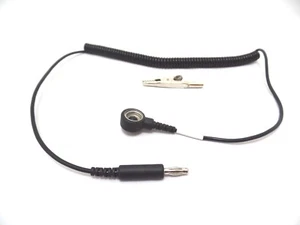 Bondline HIgh Quality Coil Cord P/N: CCJ10-SM 1.8m-Black Single Moulding Ends - Bild 1 von 3