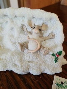 Charming Tails "MAXINE MAKING SNOW ANGELS" #87/510 c.1994; Retired (NIB) - Bild 1 von 9