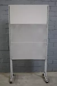 USM Haller Ecran Prospekt-Regal 3x Schrägtablar Tableau Cloison + Rouleaux - Bild 1 von 6