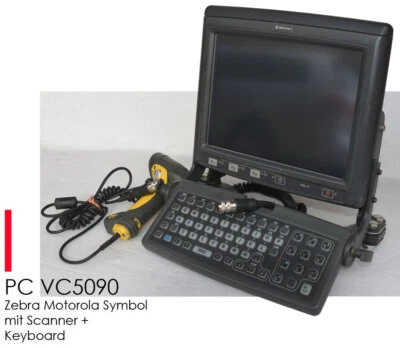 Zebra Motorola Symbol VC5090 Touchscreen Scanner Tastiera Muletto Computer - Bild 1 von 4