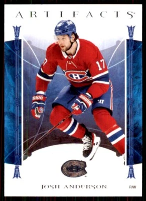 2022-23 Upper Deck Artifacts Josh Anderson B Hockey Cards #99 - Image 1 of 2