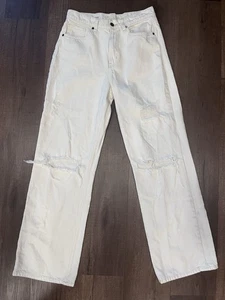 Arizona Jean Co Damen Skaterjeans mit höchster Leibhöhe, Used-Look Größe 7 - Bild 1 von 9