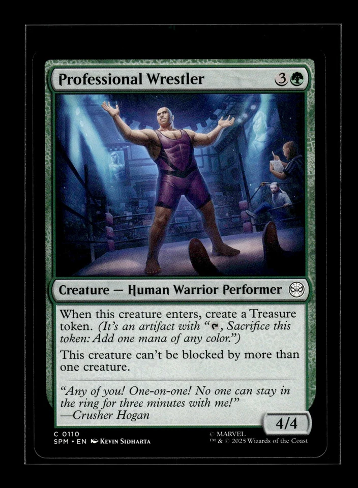 PROFESSIONAL WRESTLER Marvel's Spider-Man #110 SPM(NM+)(MTG) - Image 1 of 1