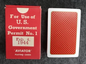 American Red Cross Aviator Playing Cards-- 1944- Mint condition- - Picture 1 of 8