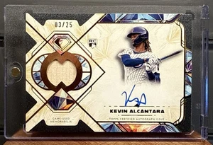 2025 Diamond Icons Kevin Alcantara Rookie Relic Auto 03/25 🔥 - Picture 1 of 2