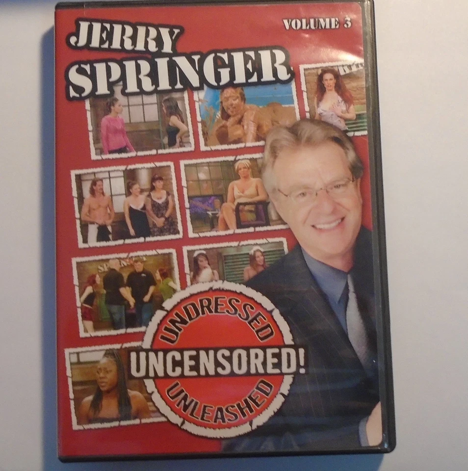 Jerry Springer TV Undressed Unleashed Uncensored Raw & Original 2007 DVD Vol. 3 - Image 1 of 1