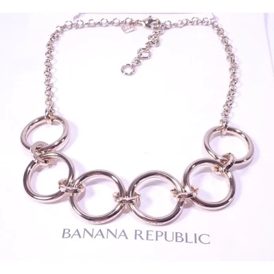 Banana Republic женщин любовь ссылки круг короткое ожерелье новый с Ярлыками 78 - Изображение 1 из 4