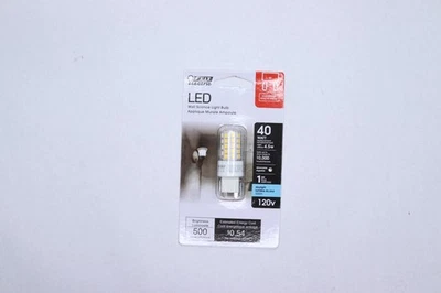 Feit Electric Bi-Pin LED Light Bulb Dimmable T4 G9 Daylight 5000K 40W Eqv - Image 1 of 4