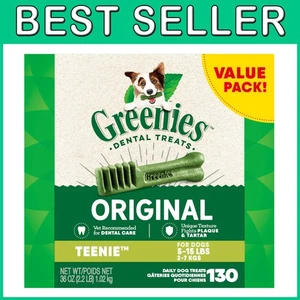 Teenie Dental Dog Treats, 130pc Pack - Picture 1 of 11