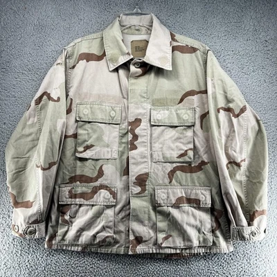 Abrigo DE COLECCIÓN Ejército de Estados Unidos Para Hombres Medio Corto Desierto Camuflaje BDU DCU Combat Field Años 90 Foto 1 de 4
