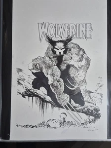 Original Art Page Blowout K MCP WOLVERINE COVER RECREATION HOMAGE TO SAM KIETH - Picture 1 of 1