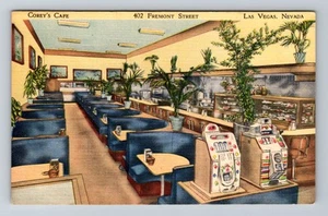 Las Vegas NV-Nevada, Corey's Café, postal de colección estándar recuerdo postal PC - Imagen 1 de 2