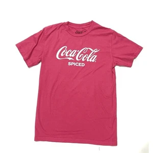 NEU Coca Cola Spiced Kurzarm T-Shirt Vivid Pink Größe Small Werbung - Bild 1 von 4