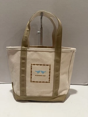 Nuevo sin etiquetas Bolso de Hombro LL Bean Boat And Tote Pequeño Lona Hecho en EE. UU. Logo Foto 1 de 4