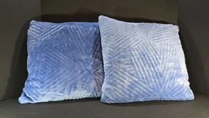 Dekokissen dekorativ 14" x 14" (2er Set) blau - Bild 1 von 4