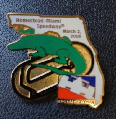 2003 Indy Race League Homestead Miami Speedway Hat / Lapel Pin New - Image 1 of 4