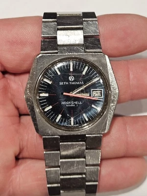 Rare Vintage Roamer Rockshell Mark 1 Automatic Swiss Made Watch Aka Seth Thomas - Image 1 of 4