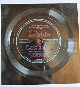 R.E.M. “Dark Globe” 1989 Promo Flexi Disc – Evaton SoundSheet – Vintage Rare - Imagen 1 de 1