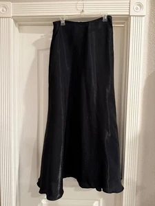 Mujer Larga Elegante Falda Negra Talla 12 Scott McClintock - Imagen 1 de 4