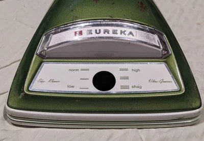 Vintage 1976 Wild Moss Continental Eureka aspiradora PIEZAS 2325 - ¡capó, base y más! Foto 1 de 4