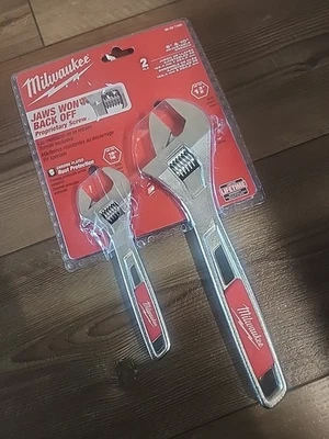 Milwaukee 48-22-7400 2 Pc. 6" & 10" Adjustable Wrench Set  - Image 1 of 4
