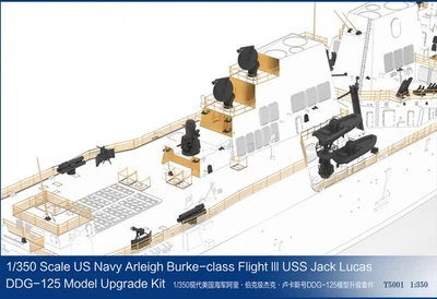 Kit de actualización Beacon T5001 1/350 Arleigh Burke-Class Flight lII Jack Lucas DDG-125 Foto 1 de 4