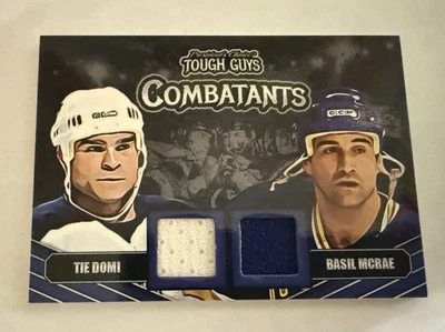 President’s Choice Tough Guys Combatants TIE DOMI & BASIL MCRAE GU Patch /9 - Image 1 of 4