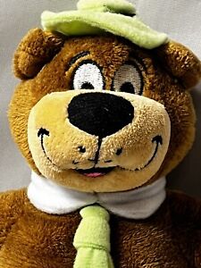 New ListingHanna Barbera Yogi Bear Plush 7”Green Hat & Tie Sitting Stuffed Character Toy