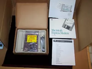 Macintosh Powerbook Express Modem M1366LL/A,CIB, Vintage, NEW - Picture 1 of 11