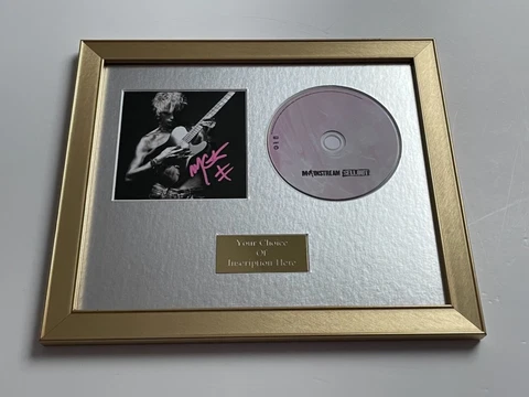 🎶💿⭐️SIGNED/AUTOGRAPHED MACHINE GUN KELLY - MAINSTREAM SELLOUT FRAMED CD🎶💿 ⭐️ Cover