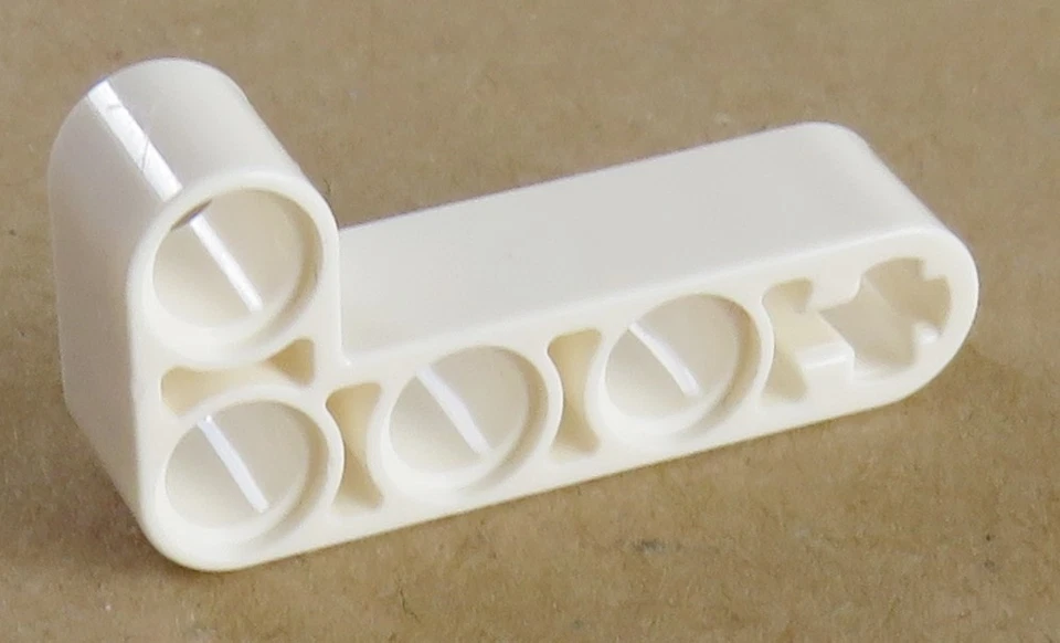 LEGO Technic - Liftarm 2 x 4 L-Form (4 Stück), weiß # 32140 - Bild 1 von 1