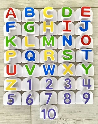 Leap Frog Letter Factory Letra no magnética o número de reemplazo UPick One Foto 1 de 4